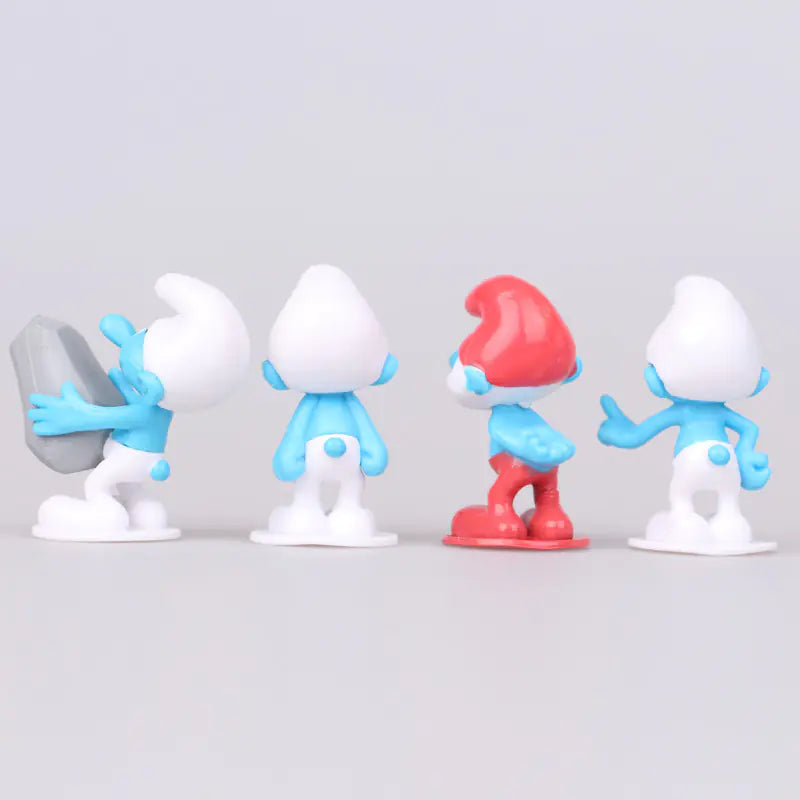 Smurf Figurines Set of 12 – Deluxe Cake Toppers & Party Favor Decorations Featuring Baby Smurf, Smurfette, Brainy Smurf, Gargamel, Azrael & More