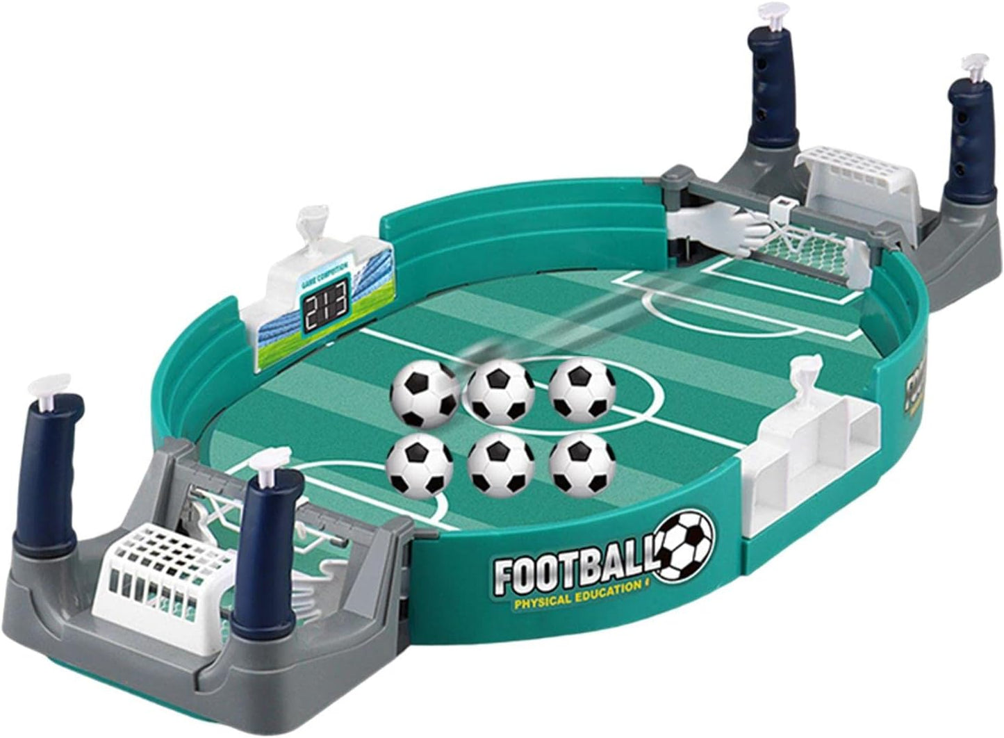 Mini Tabletop Football & Pinball Arcade Game – Interactive Soccer Toy for Kids, Parties & Family Fun