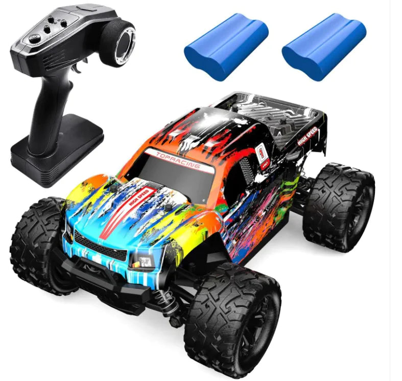 High-Speed RC Car – Durable Off-Road Racing Toy with Proportional Steering & Accessories