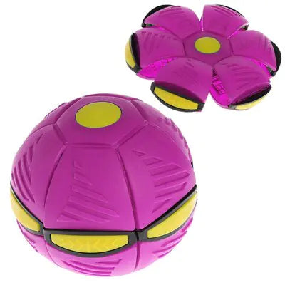 Magic Deformation UFO Flying Saucer Ball – Interactive Disc Ball Toy for Kids & Pets, Outdoor Games & Sports Fun