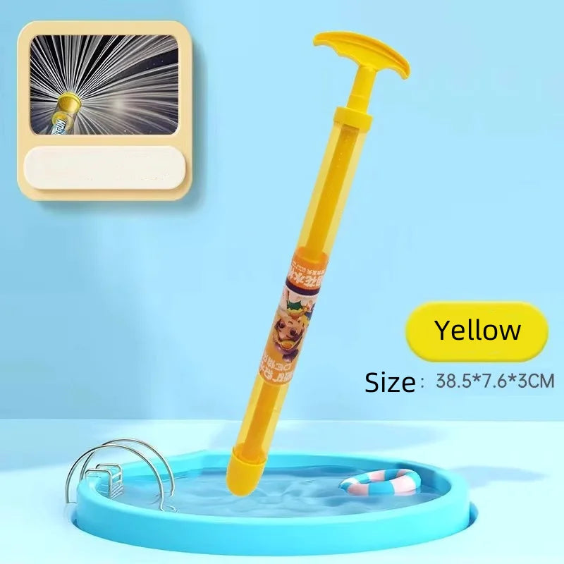 Firework Water Spray Gun – Pull-Out Water Guns in Fireworks Style, Fun Water Spray Toys for Parties, Concerts, Water Festivals, Pool Parties, and Family Gatherings (Blue, Pink, Purple, Yellow)