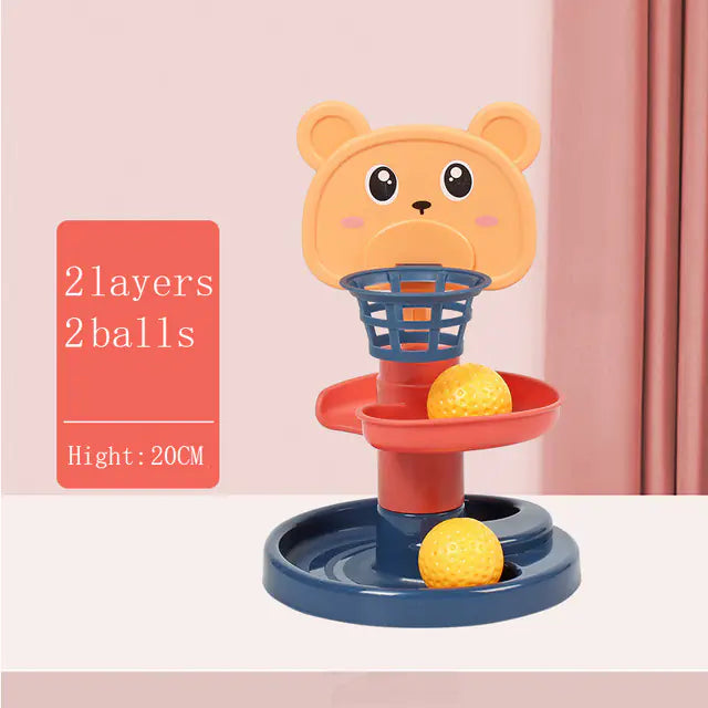 Montessori Rolling Ball Tower – Fun & Educational Toy for Curious Kids Ages 3-6