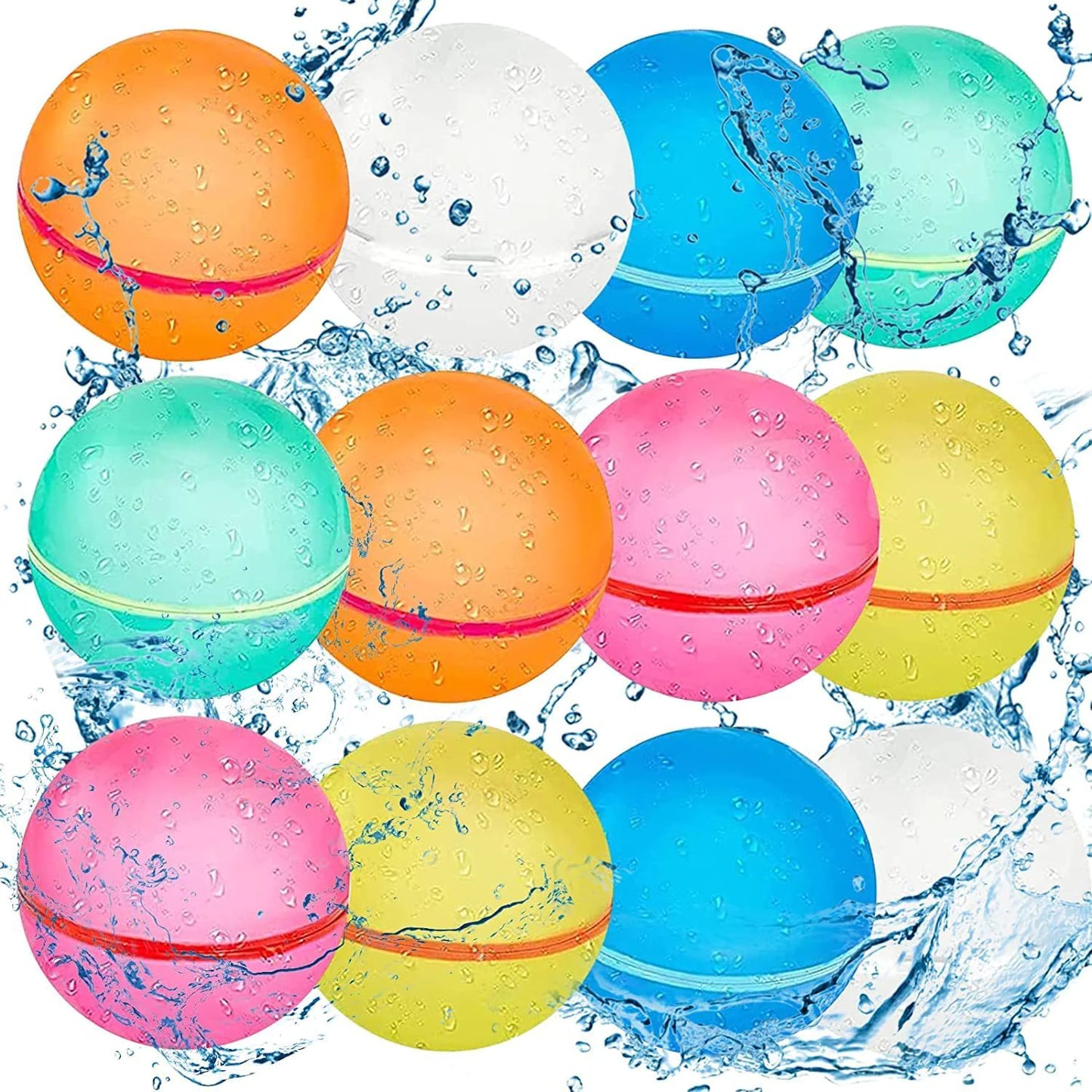 Reusable Magnetic Water Balloons Pool Beach Toys for Boys and Girls, Outdoor Summer Toys for Kids Ages 3-14