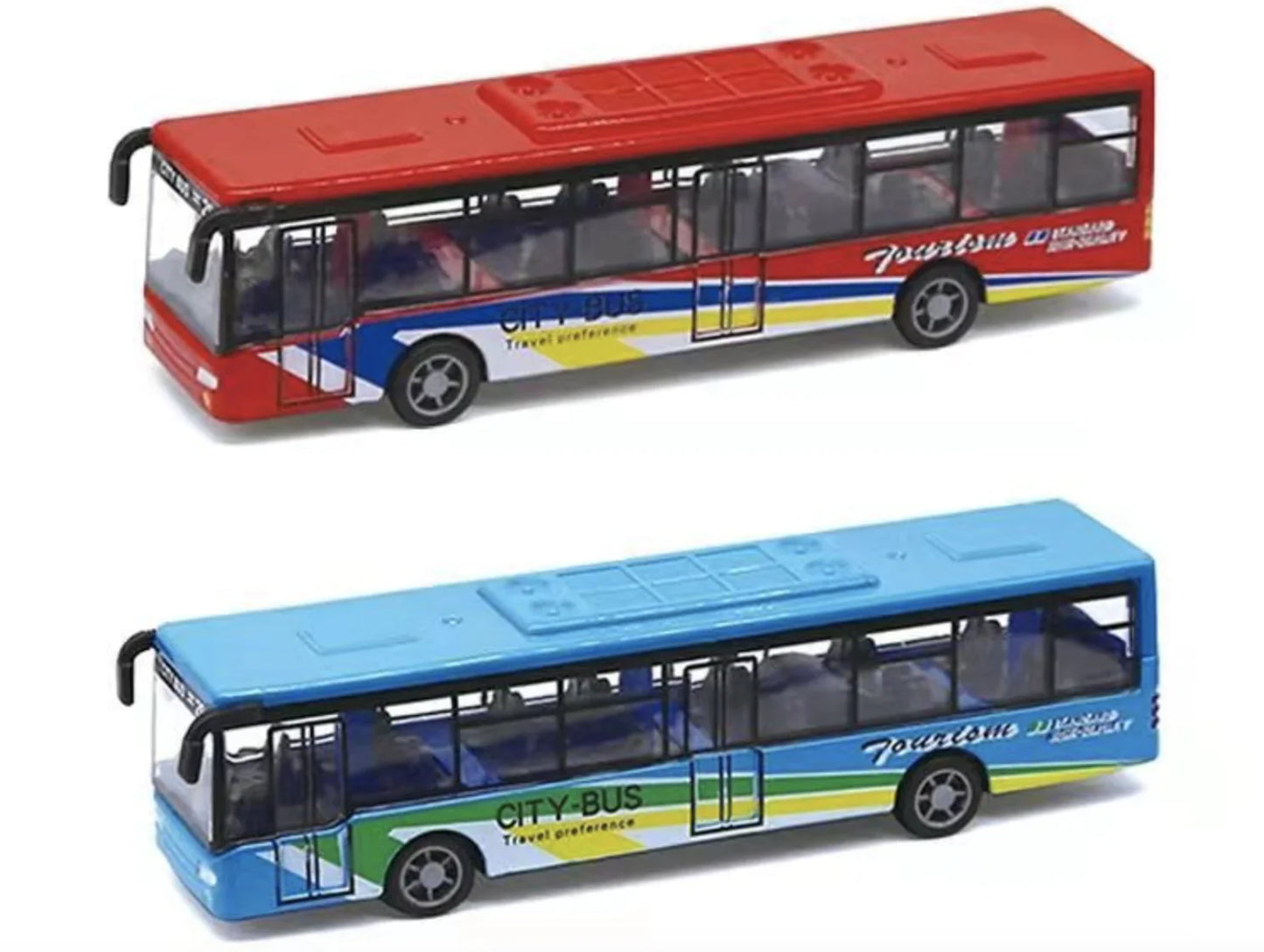 Mini Alloy Bus Model Toy for Kids 3+ – Pull Back School Bus with Moving Wheels, Durable Metal Car Toy Gift