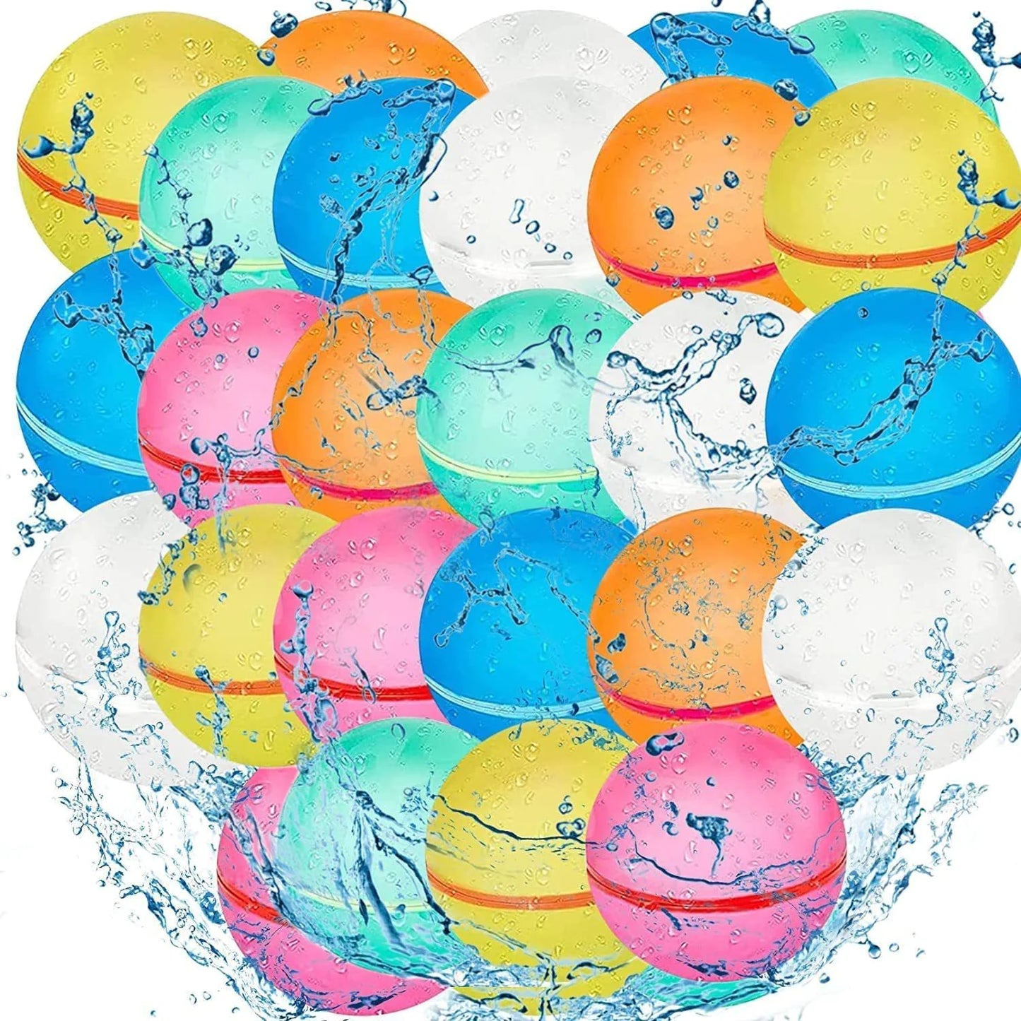 Reusable Magnetic Water Balloons Pool Beach Toys for Boys and Girls, Outdoor Summer Toys for Kids Ages 3-14