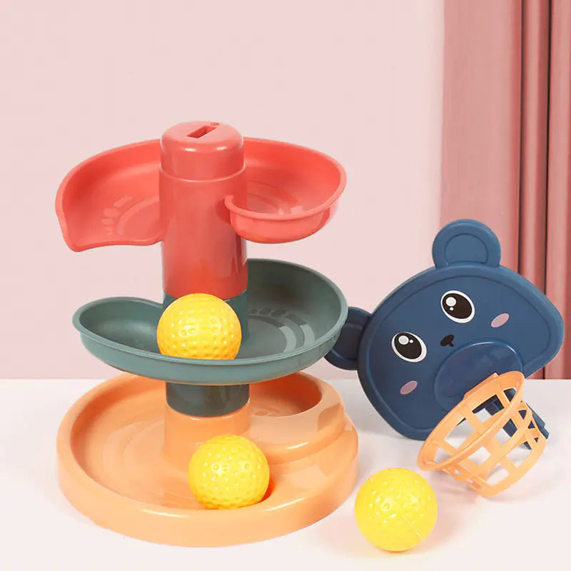 Montessori Rolling Ball Tower – Fun & Educational Toy for Curious Kids Ages 3-6