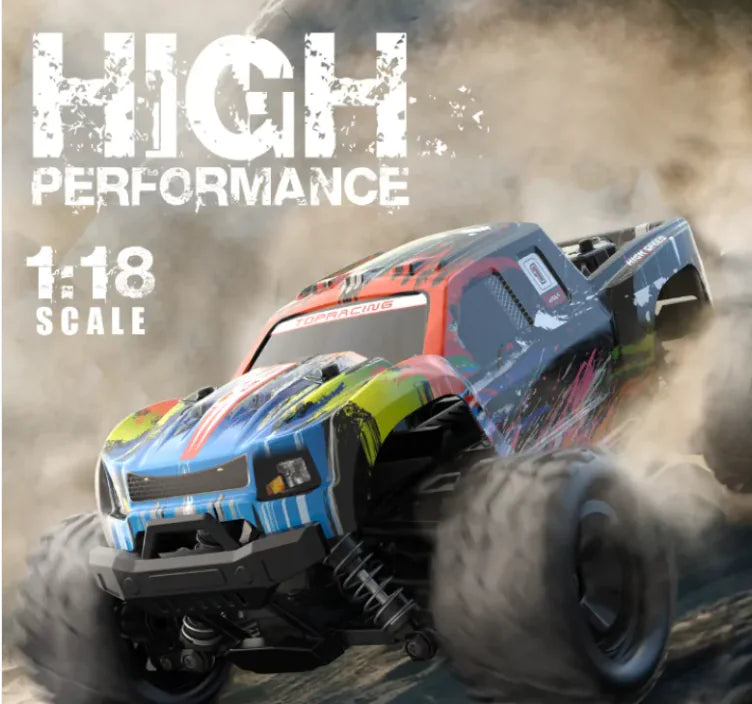 High-Speed RC Car – Durable Off-Road Racing Toy with Proportional Steering & Accessories