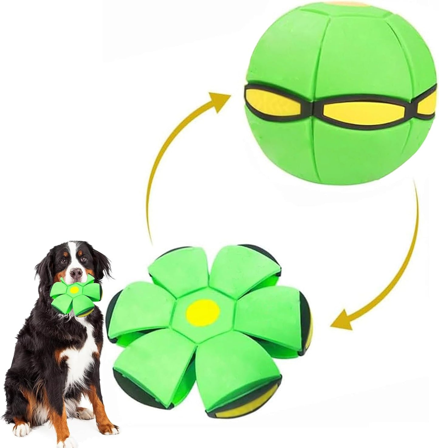 Magic Deformation UFO Flying Saucer Ball – Interactive Disc Ball Toy for Kids & Pets, Outdoor Games & Sports Fun