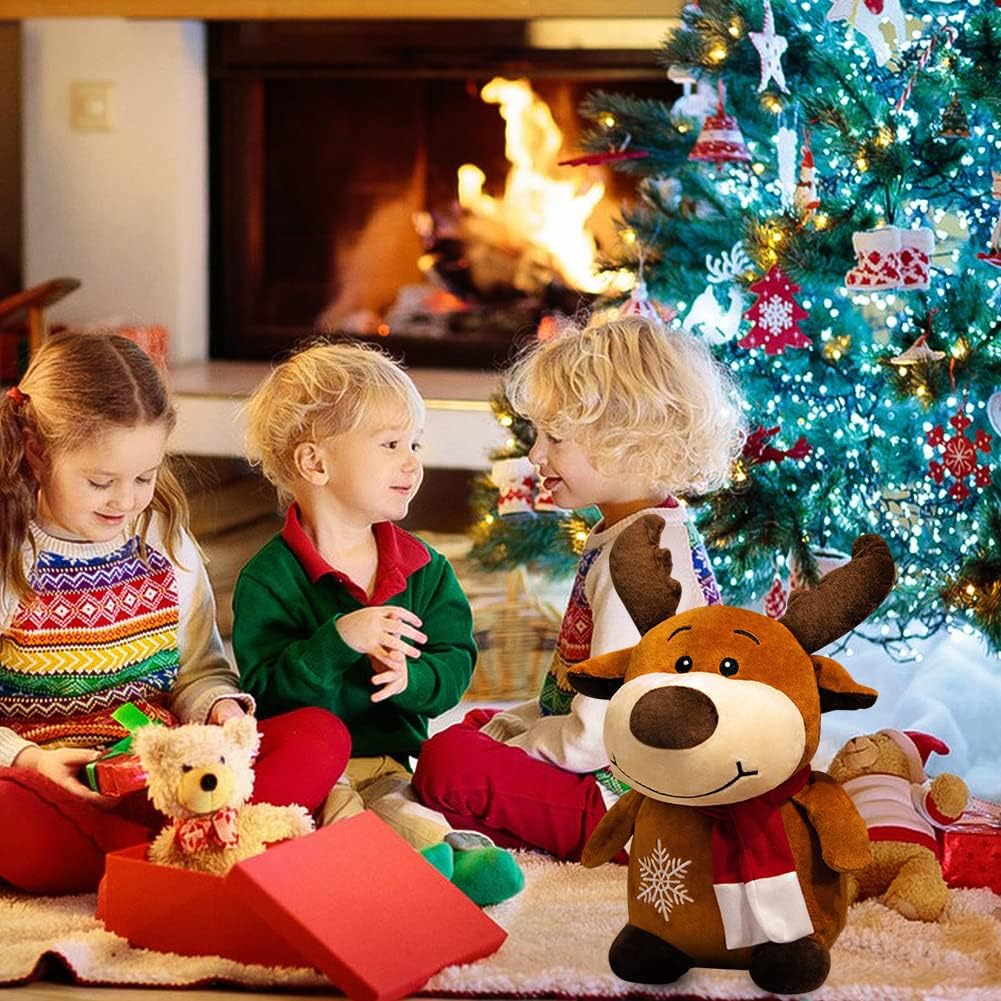 Christmas Plush Toy – Cute Santa & Snowman Dolls for Kids and Holiday Decoration & Gift