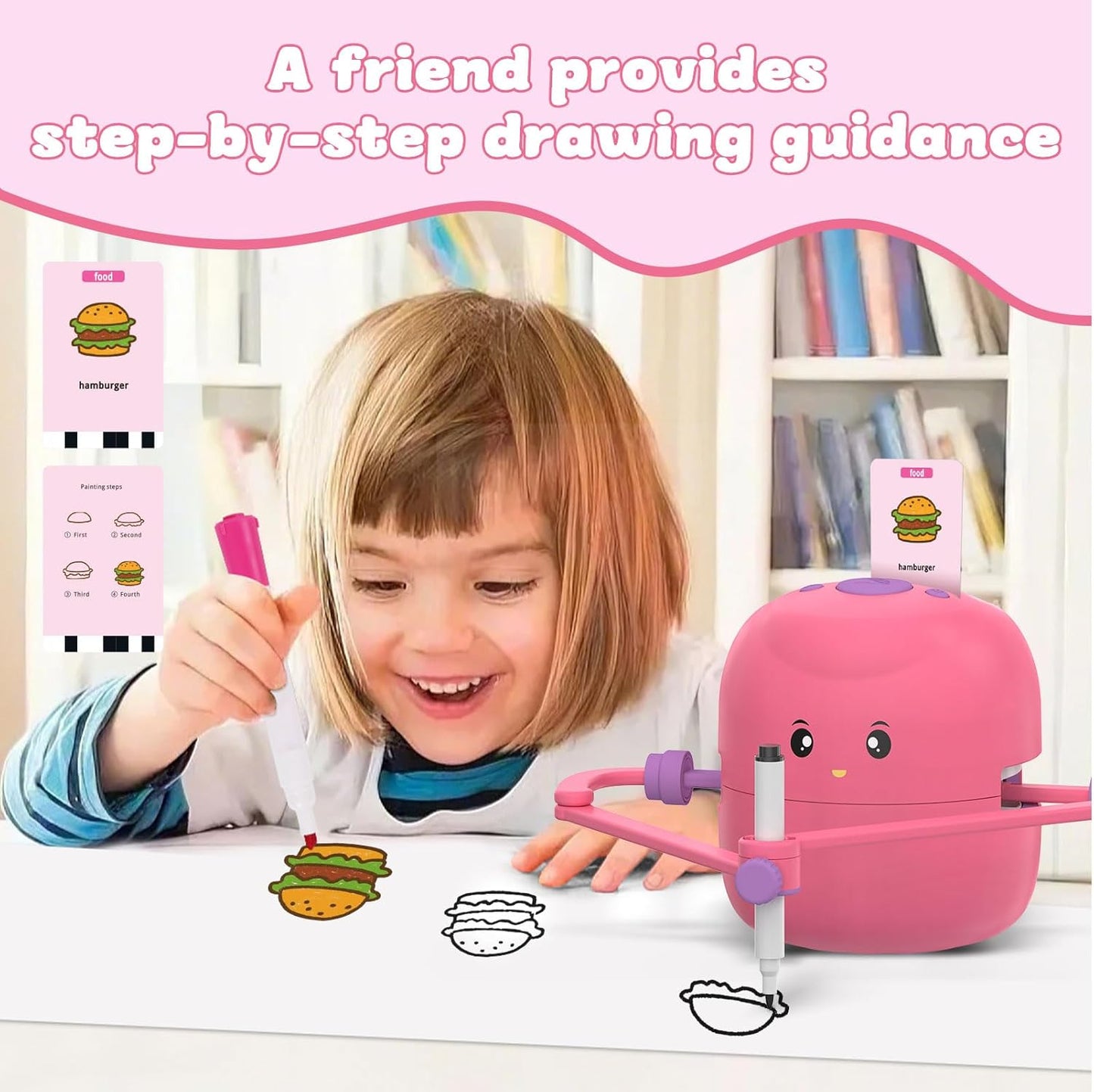 Creative Drawing Robot – Interactive Learning Toy for Kids Ages 3-6