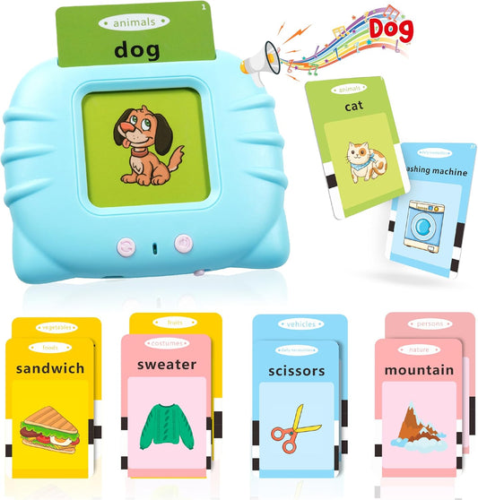 224 Sight Words Interactive Learning Toy – Early Educational Flash Cards, Talking Electronic Book for Toddlers, Preschool Boys & Girls, Autism Sensory Speech Toy, Gift for Kids Ages 2-5