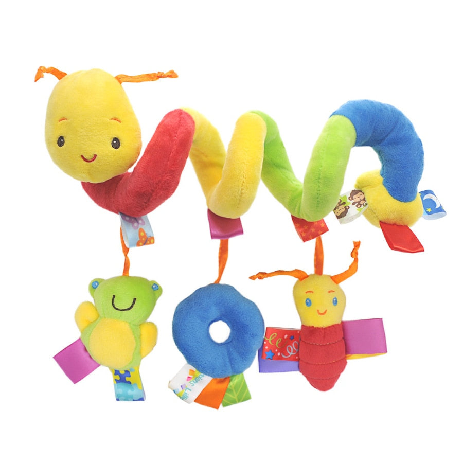 Educational Hanging Rattles for Newborns in Their Soft Crib Wonderland