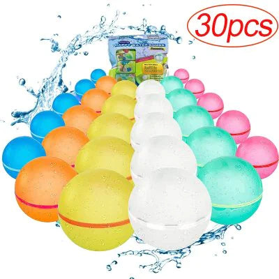 Reusable Magnetic Water Balloons Pool Beach Toys for Boys and Girls, Outdoor Summer Toys for Kids Ages  3-14