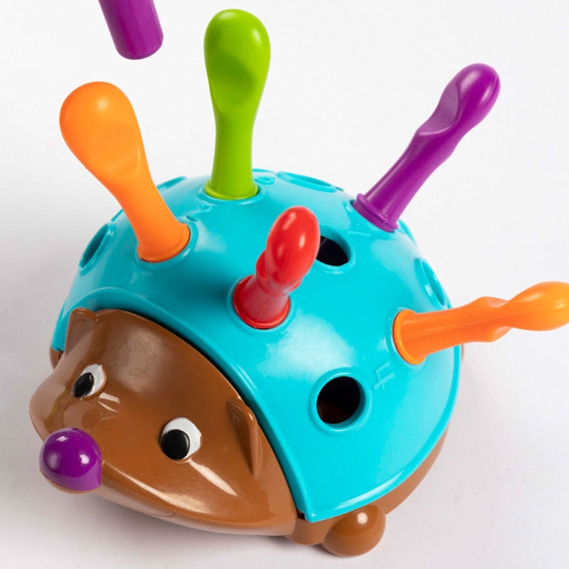 Hedgehog Training: Early Education Toy for Children's Fine Motor Skills and Hand-Eye Coordination (Ages 1-3) - Montessori Inspired