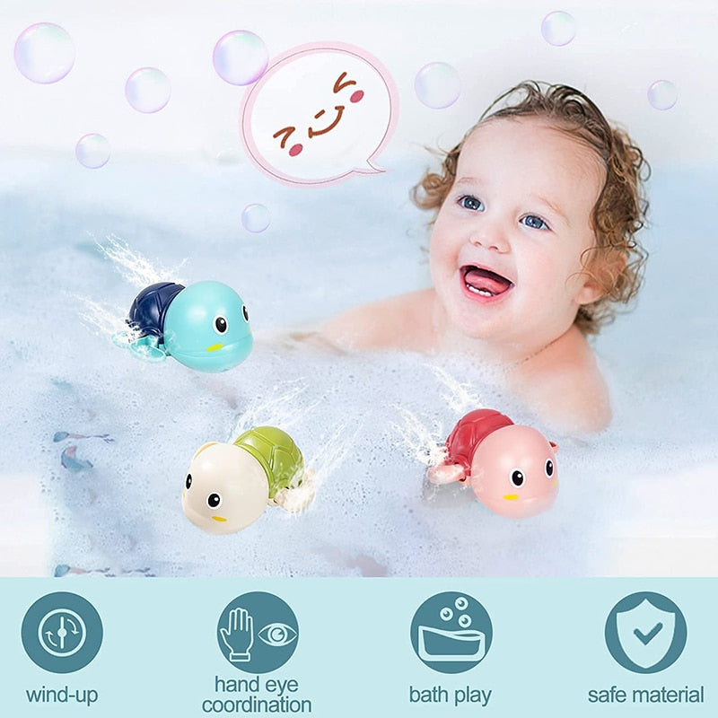 Baby Bath Toys: Swimming Turtle and Whale Fun for Water-Loving Kids!