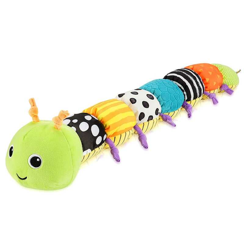 Sensory Delight: Musical Caterpillar Worm Plush Toy for Babies - A Perfect Interactive and Educational Gift!