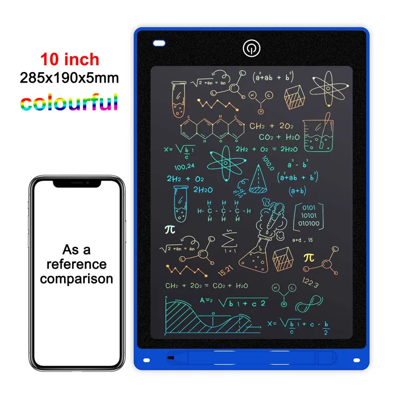 LCD Drawing Board - Creative Writing Tablet for Kids, Art and Magic Blackboard - Available in 8.5, 10, 12, and 16 Inches