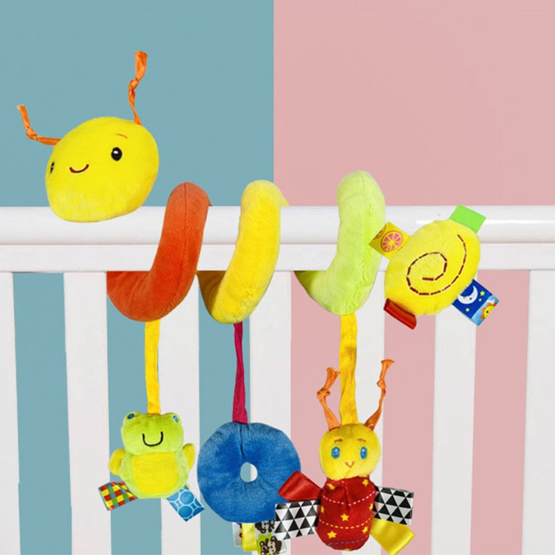 Educational Hanging Rattles for Newborns in Their Soft Crib Wonderland