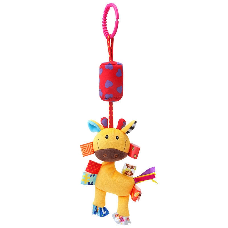 Educational Hanging Rattles for Newborns in Their Soft Crib Wonderland