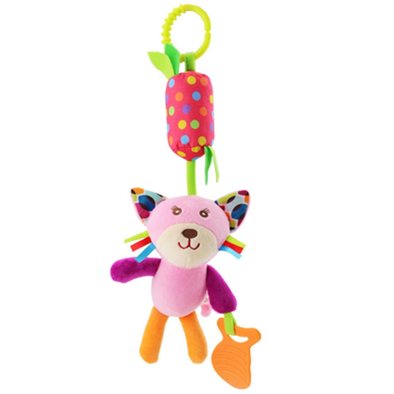 Educational Hanging Rattles for Newborns in Their Soft Crib Wonderland