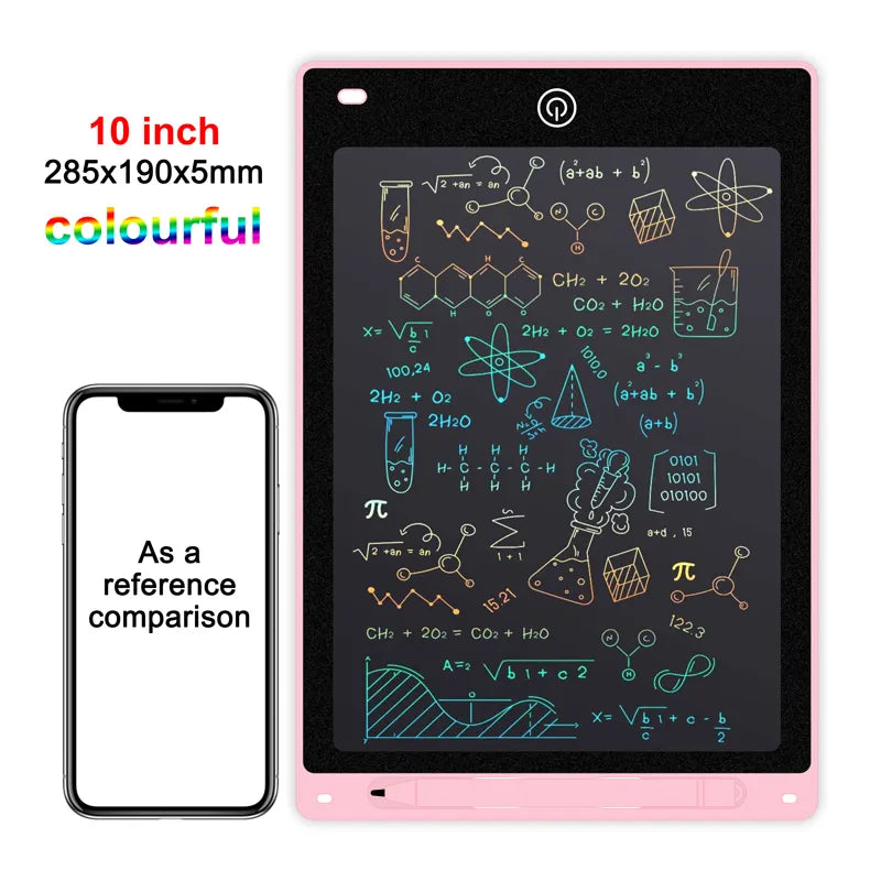 LCD Drawing Board - Creative Writing Tablet for Kids, Art and Magic Blackboard - Available in 8.5, 10, 12, and 16 Inches