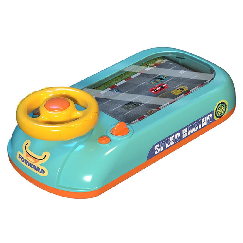 Electronic Racing Adventure: Children's Simulation Vehicles Steering Wheel Driving Toy with Music Sound