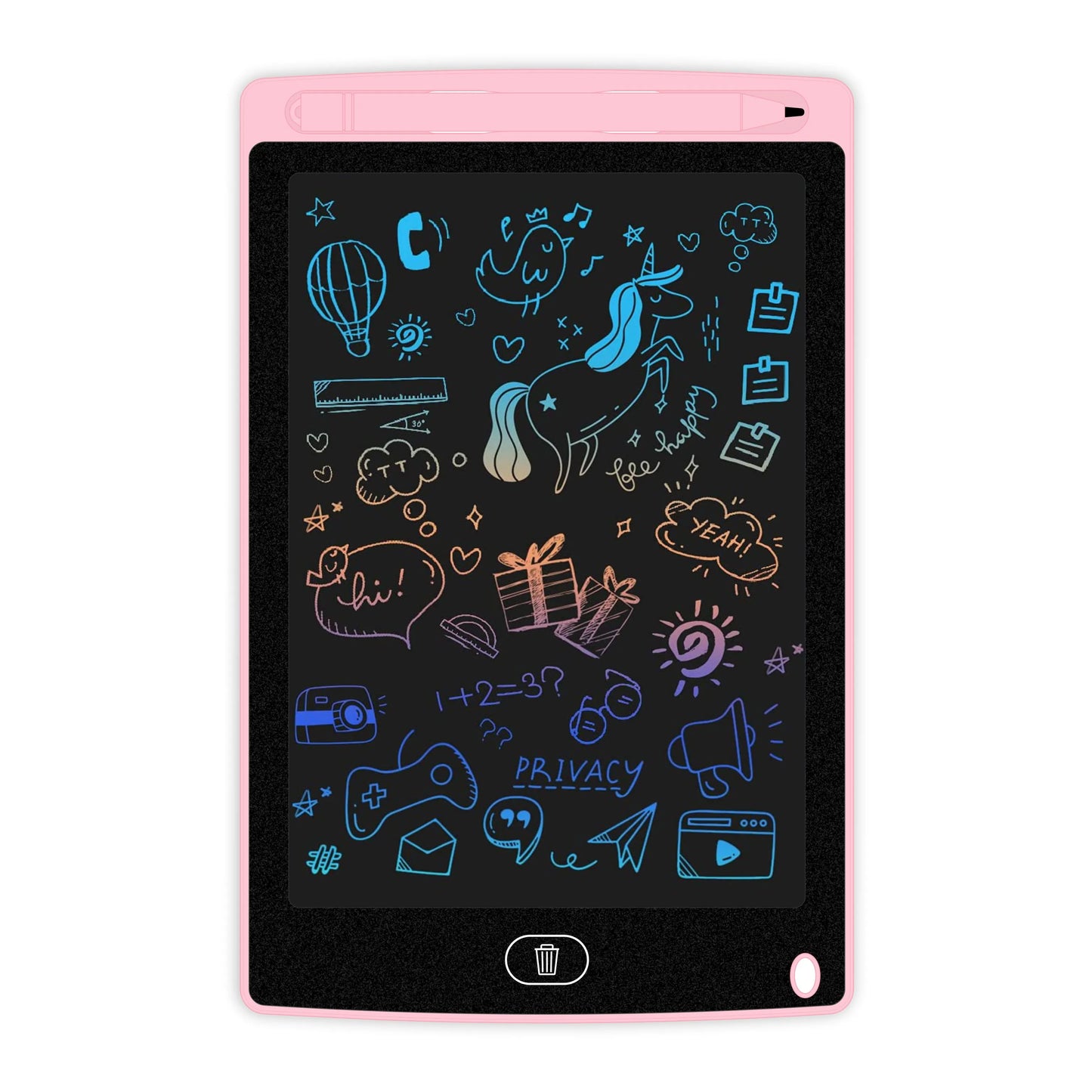 LCD Drawing Board - Creative Writing Tablet for Kids, Art and Magic Blackboard - Available in 8.5, 10, 12, and 16 Inches