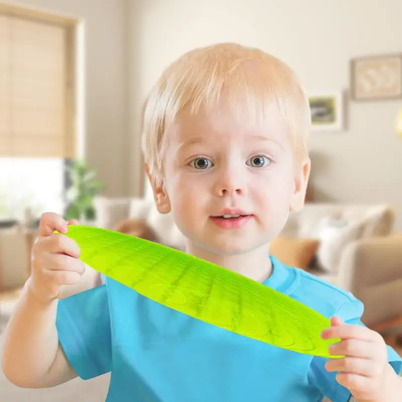 Wiggly Worm Stress Relief Toy: Squeeze, Stretch, and Relax with this Green, Ornamental, Sensory Delight - Perfect for Kids and Adults Alike!