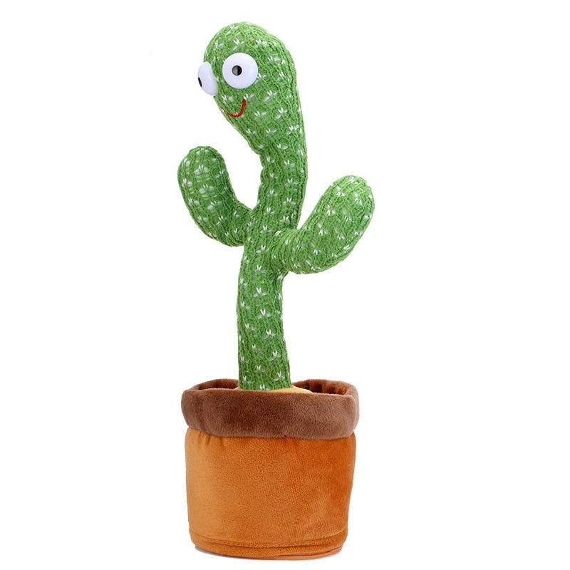 The Dancing Cactus Repeat Talking Toy with Wriggle, Sing, and Recording Capabilities