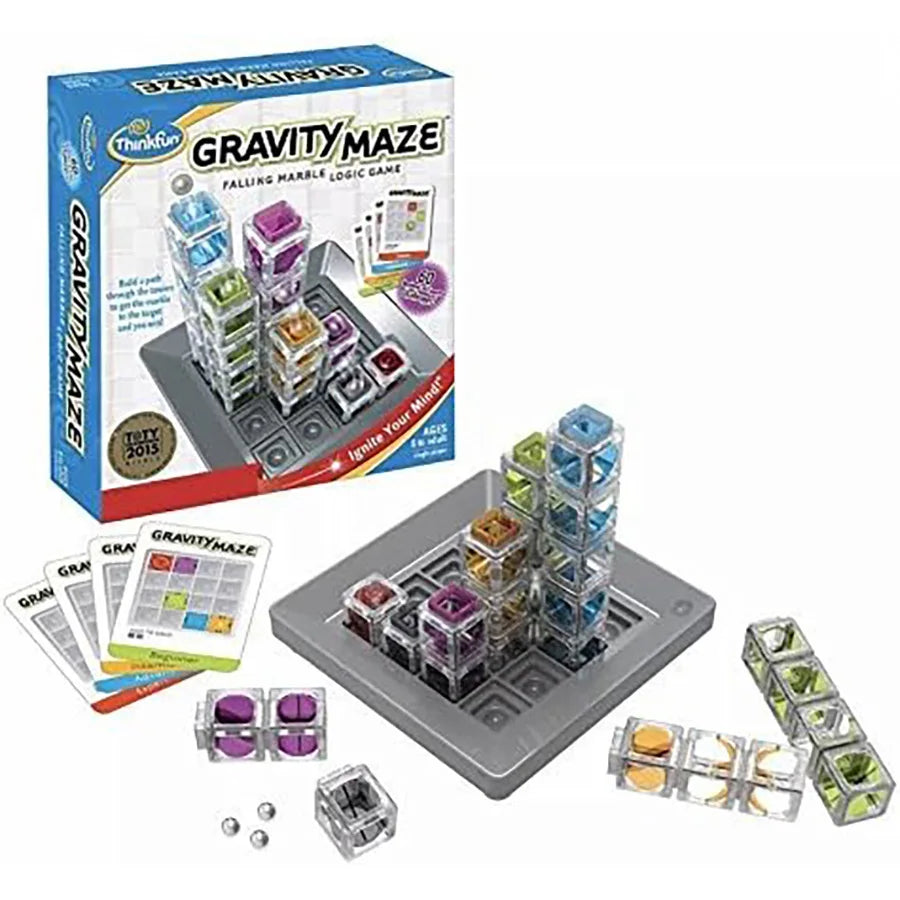 Montessori Gravity Maze Marble Run: Engaging STEM Toy for Kids, Promoting Puzzle Education and Learning (Ages 8 and Up)