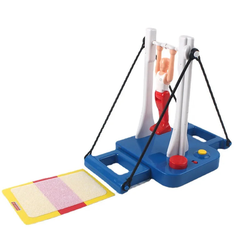 Gymnastics Board Game: Figure-Rotating Athletic Table Game Toy for Home Parties