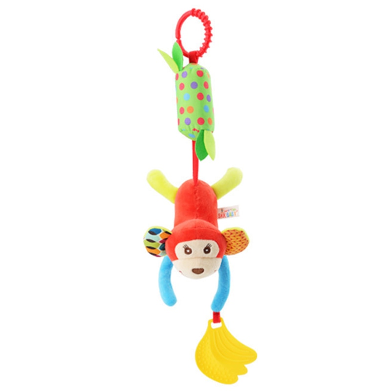 Educational Hanging Rattles for Newborns in Their Soft Crib Wonderland