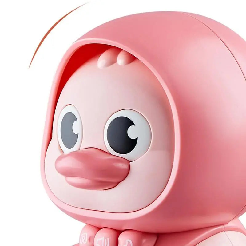 Electronic Musical Duck Toy: Magnetic Swinging, Walking, Crawling - Adorable Baby Toy