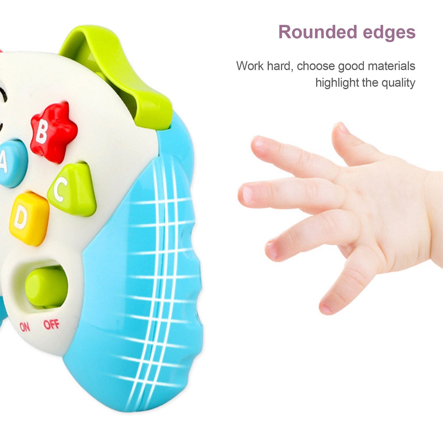 Interactive Learning Fun: Baby's Musical Game & Learn Controller with Lights and Sound