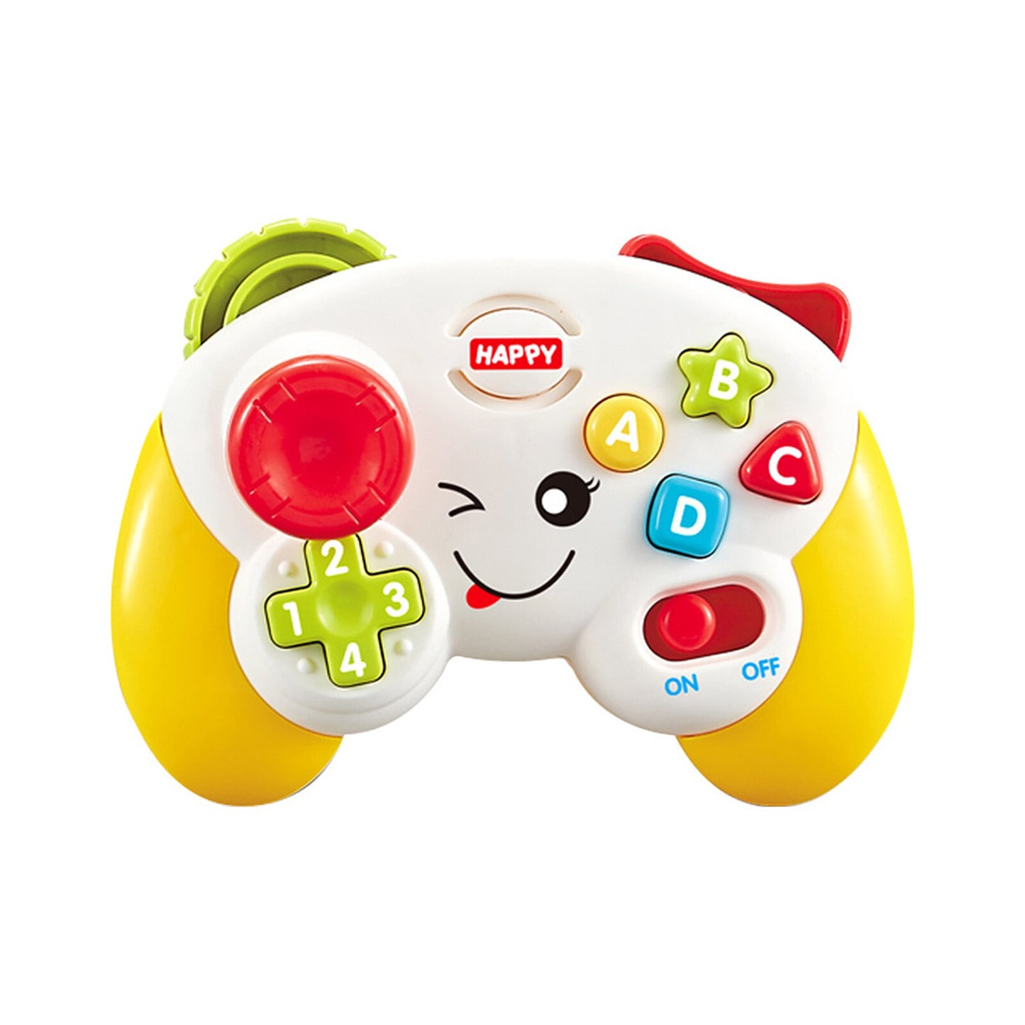 Interactive Learning Fun: Baby's Musical Game & Learn Controller with Lights and Sound