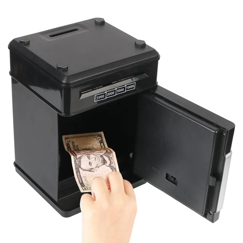 Electronic Piggy Bank: Automatic Mini Safe for Coins and Cash - A Hot Gift for Kids