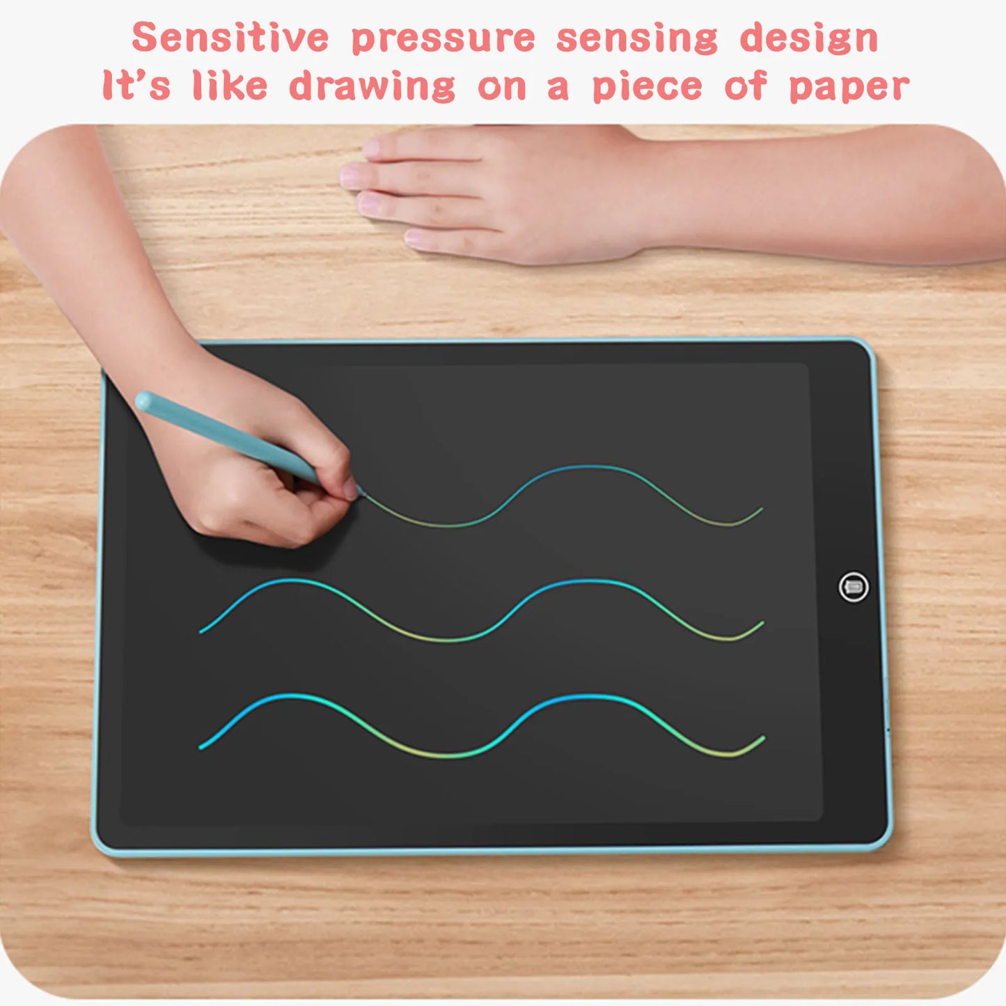 LCD Drawing Board - Creative Writing Tablet for Kids, Art and Magic Blackboard - Available in 8.5, 10, 12, and 16 Inches