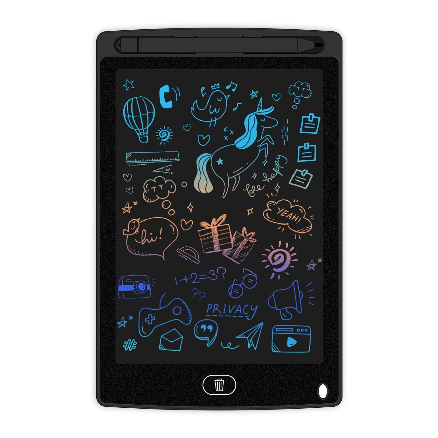 LCD Drawing Board - Creative Writing Tablet for Kids, Art and Magic Blackboard - Available in 8.5, 10, 12, and 16 Inches