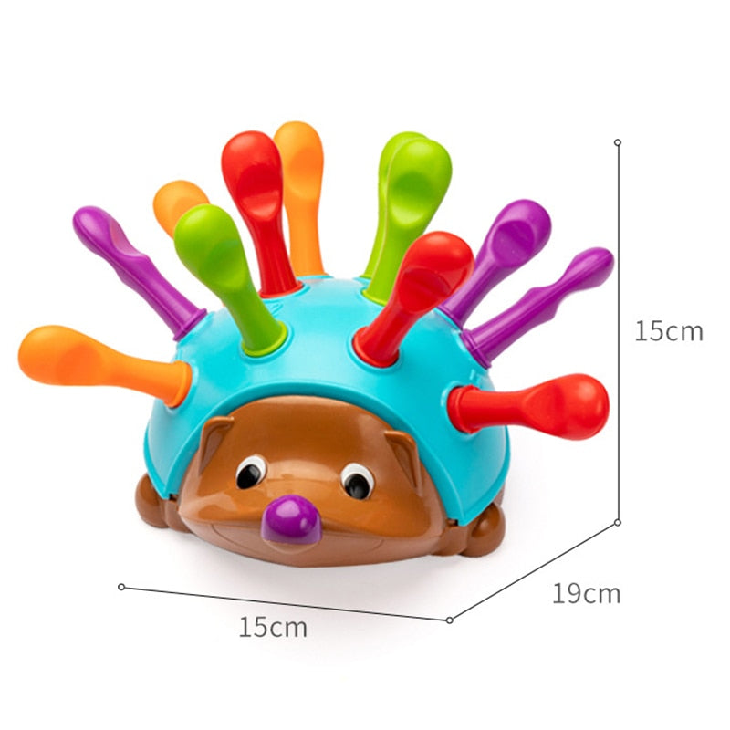 Hedgehog Training: Early Education Toy for Children's Fine Motor Skills and Hand-Eye Coordination (Ages 1-3) - Montessori Inspired