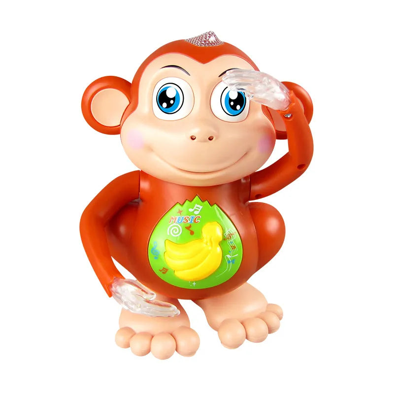 Electric Dancing Monkey: Singing Baby Toy with Swing and Walking Features - Musical Entertainment for Babies and Toddlers