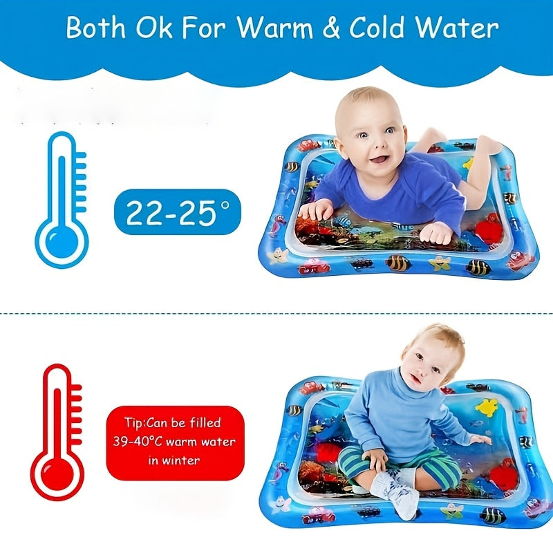 Premium Baby Water Play Mat for Infants and Toddlers - Enhancing Tummy Time Experience