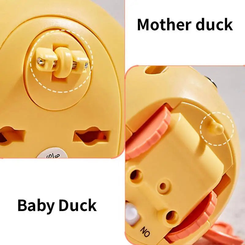 Electronic Musical Duck Toy: Magnetic Swinging, Walking, Crawling - Adorable Baby Toy