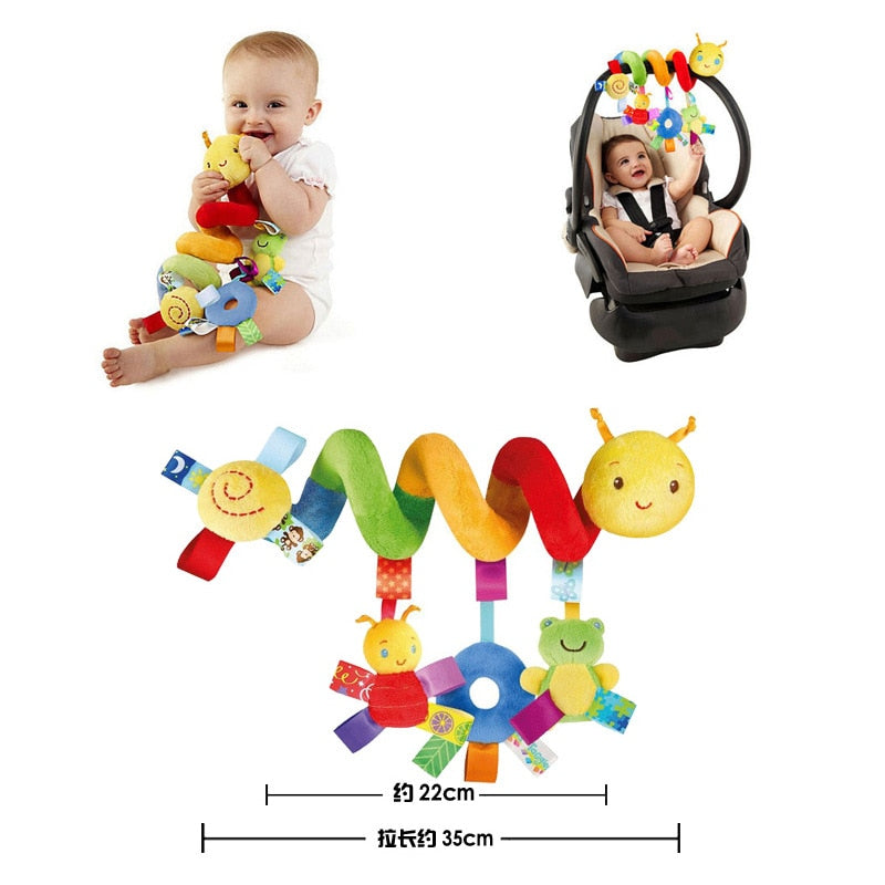 Educational Hanging Rattles for Newborns in Their Soft Crib Wonderland