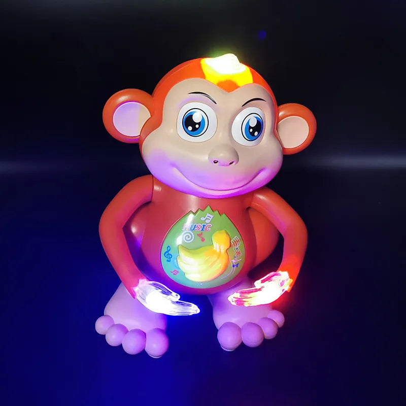 Electric Dancing Monkey: Singing Baby Toy with Swing and Walking Features - Musical Entertainment for Babies and Toddlers