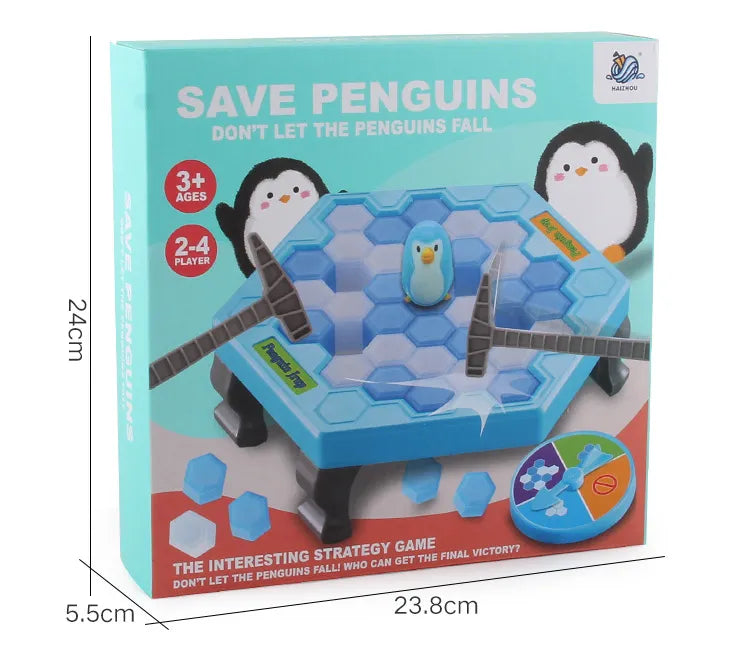 Arctic Penguin Ice Breaker Table Game: Interactive Parent-Child Puzzle Toy for Fun Family Parties, Kids' Games, and Cognitive Skills Training