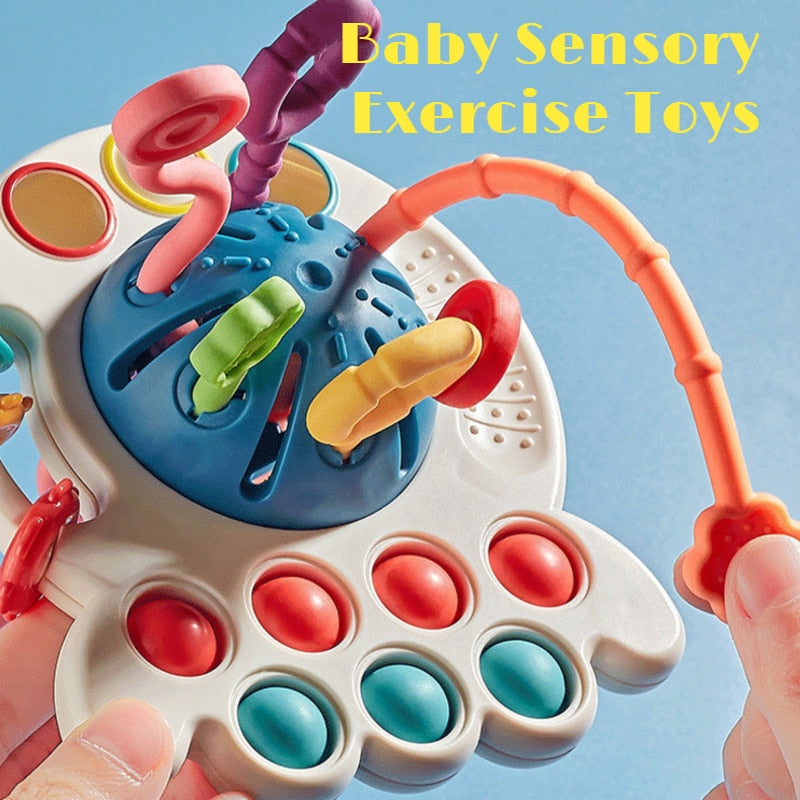 Montessori Pull String Sensory Toys for Baby's Development and Grasp Training (1-3 Years)