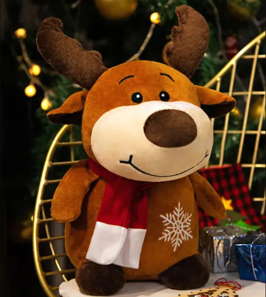 Christmas Plush Toy – Cute Santa & Snowman Dolls for Kids and Holiday Decoration & Gift