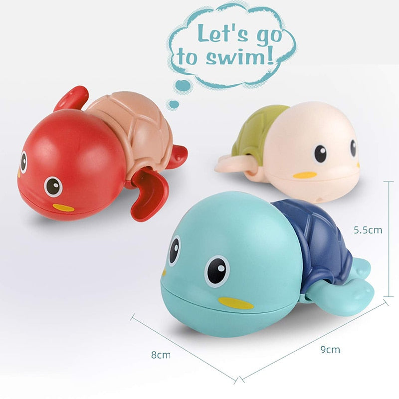 Baby Bath Toys: Swimming Turtle and Whale Fun for Water-Loving Kids!