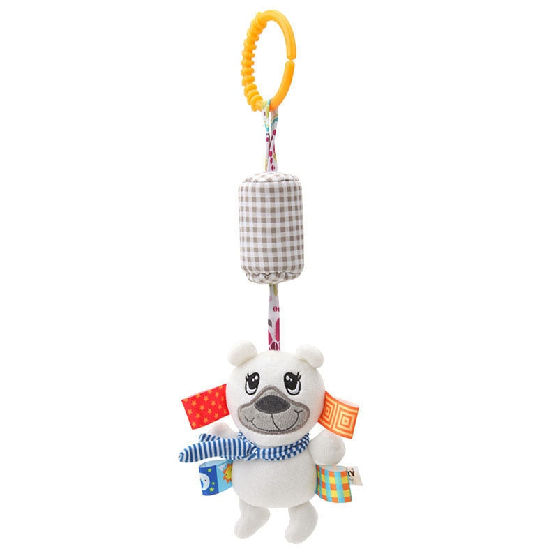 Educational Hanging Rattles for Newborns in Their Soft Crib Wonderland