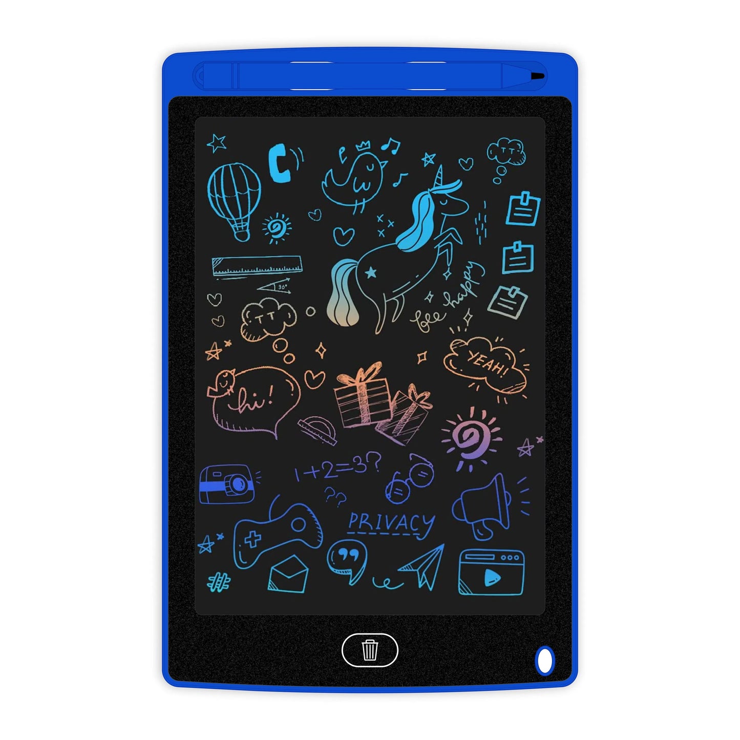 LCD Drawing Board - Creative Writing Tablet for Kids, Art and Magic Blackboard - Available in 8.5, 10, 12, and 16 Inches